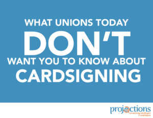 Union Card Signing